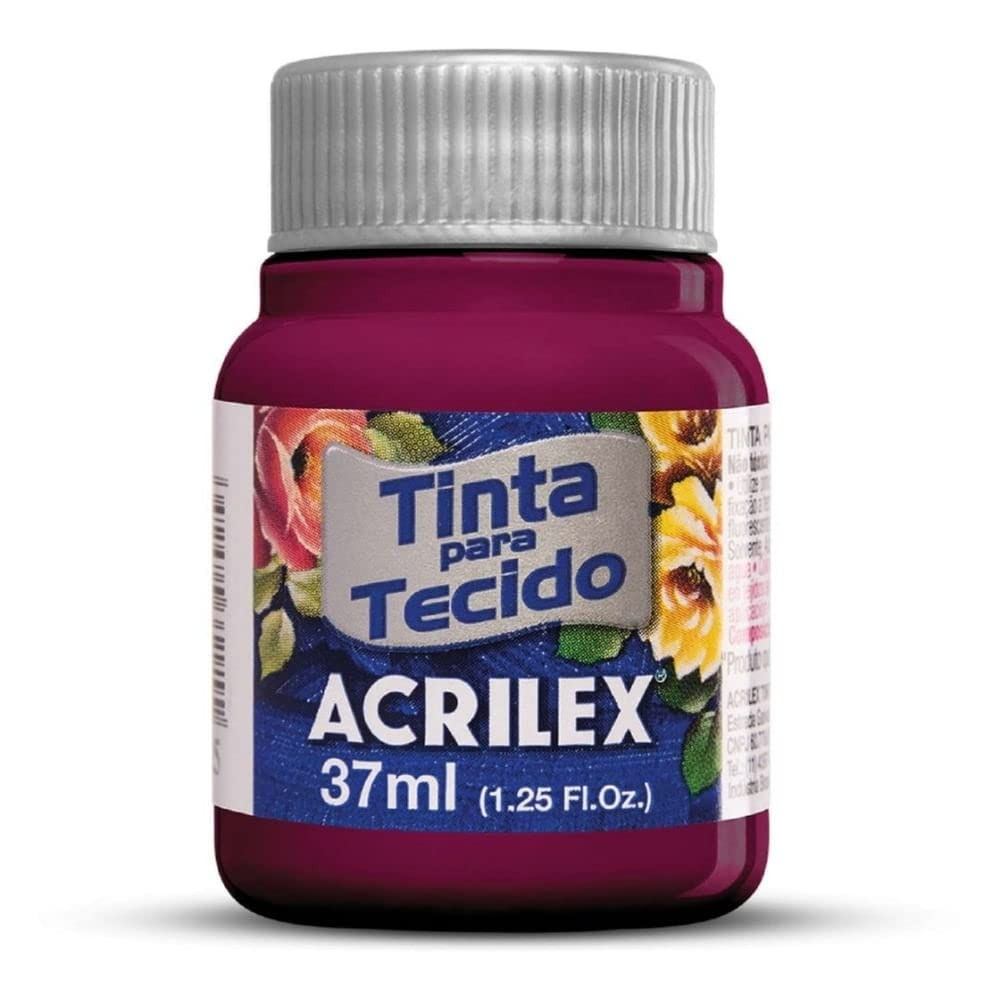 TINTA TECIDO ACRILEX ROSAS / LILAS 